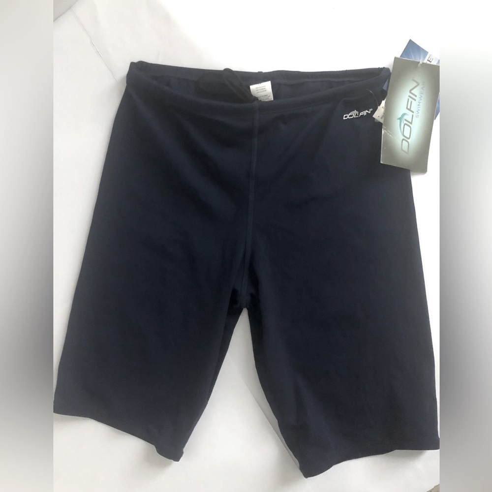 DOLFIN Swimwear Jammer Navy Trunks NWT Men’s Size 34